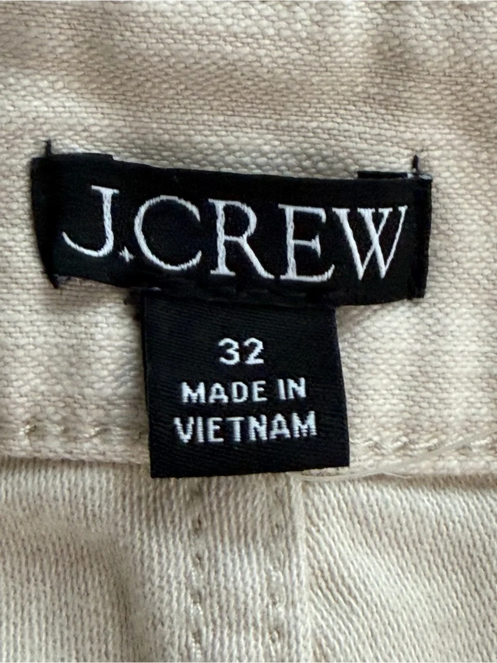 J. Crew | Cream Camp Pocket Wide Leg Pants New
